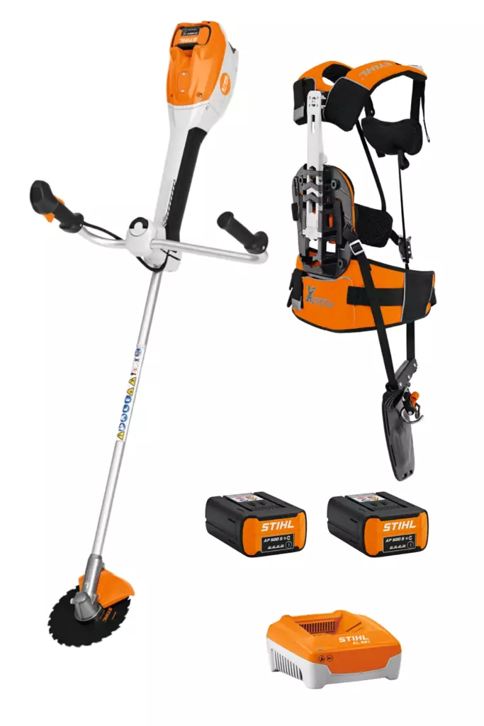 STIHL FSA 400 K Akkuraivaussaha metallisella raivausterällä setti 2 - STIHL AP Pro akkukoneet - FA092000025SET - 1